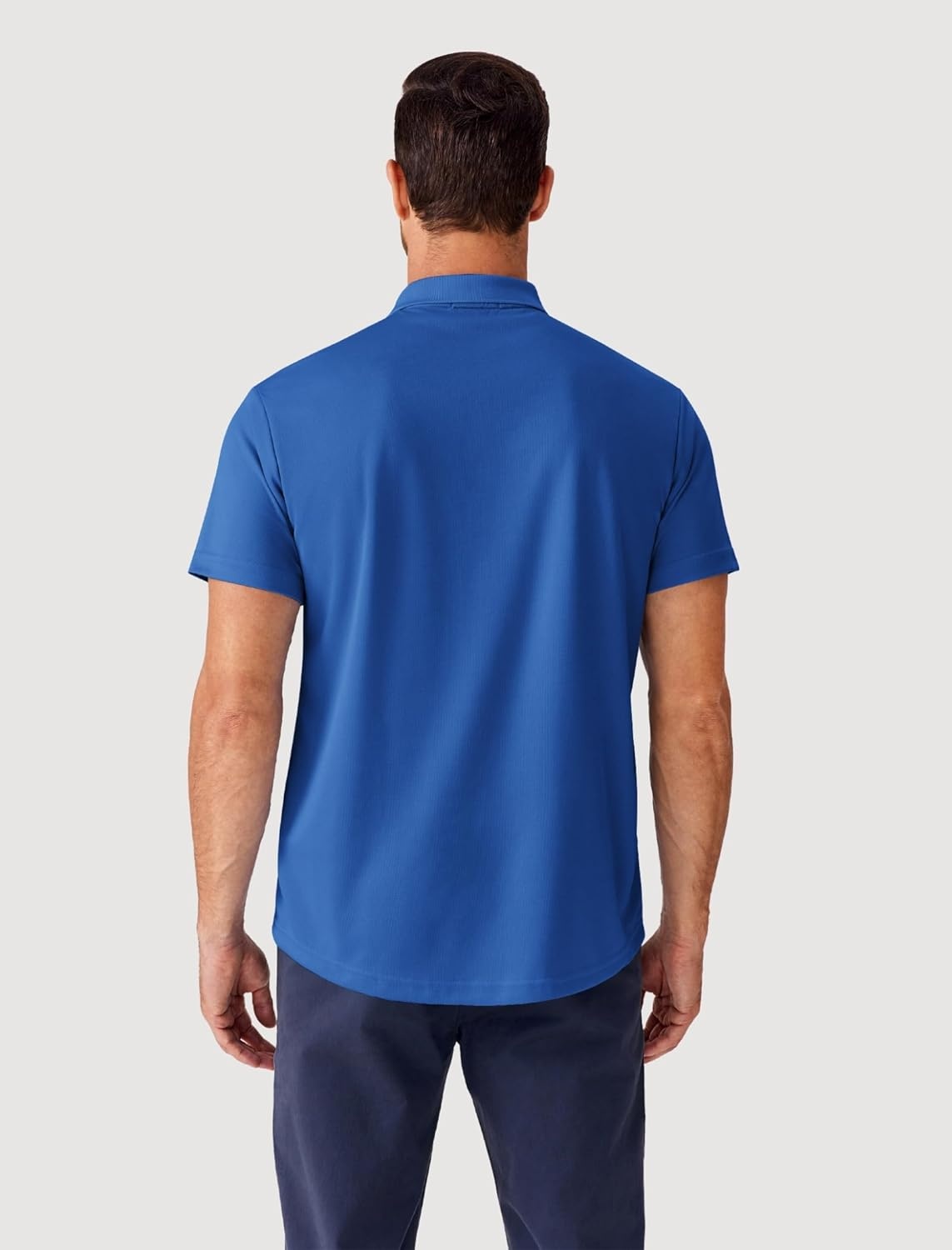 image:imagePINSPARK Mens Polo Shirts Short Sleeve Lightweight Moisture Wicking Quick Dry Casual Workout Collared Shirt Plain 3 Pack SetBlackDeep BlueBurgundy3 Pack