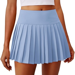 image:imagePINSPARK Pleated Tennis Skirts for Women High Waist Golf Skirt Lightweight Mini Athletic Skorts for Pickleball WorkoutBlue