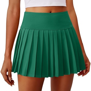 image:imagePINSPARK Pleated Tennis Skirts for Women High Waist Golf Skirt Lightweight Mini Athletic Skorts for Pickleball WorkoutGreen
