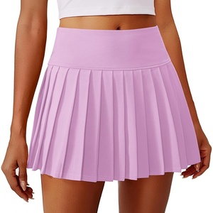 image:imagePINSPARK Pleated Tennis Skirts for Women High Waist Golf Skirt Lightweight Mini Athletic Skorts for Pickleball WorkoutLight Pink