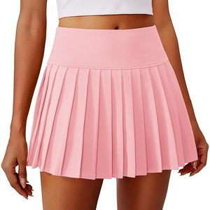 image:imagePINSPARK Pleated Tennis Skirts for Women High Waist Golf Skirt Lightweight Mini Athletic Skorts for Pickleball WorkoutPink