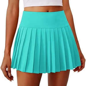 image:imagePINSPARK Pleated Tennis Skirts for Women High Waist Golf Skirt Lightweight Mini Athletic Skorts for Pickleball WorkoutTurquoise