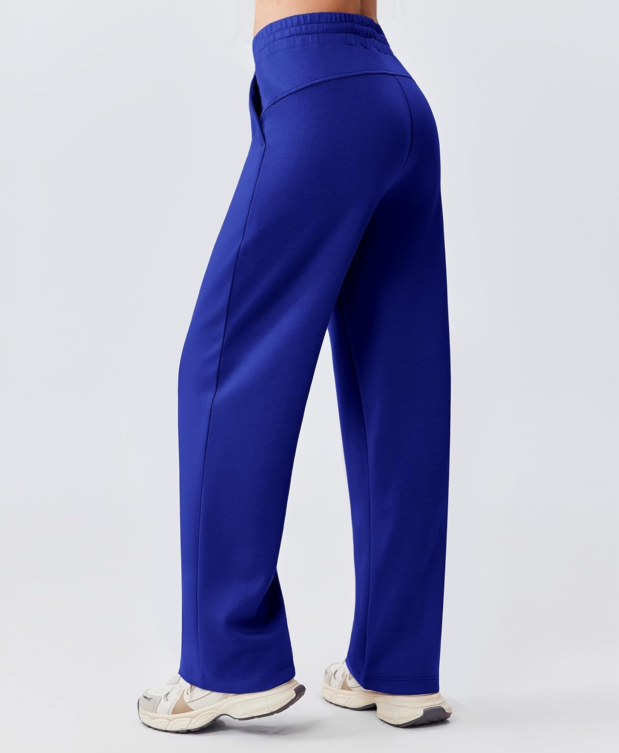 image:imagePINSPARK 2 Piece Sets for Women 12 Zip Sweatsuit Loose Fit Sweatshirt Straight Leg Pants 2025 Matching Outfit Fall TracksuitRoyal Blue