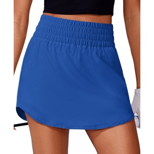 image:imagePINSPARK Golf Skirts for Women High Elastic Waisted Athletic Skort 2 Pockets Curved Hem Tennis Skirt for Pickleball WorkoutRoyal Blue